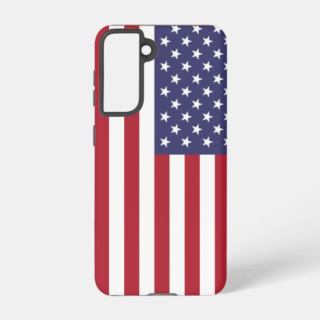 Drapeau Coque Samsung Galaxy S21 des États-Unis (Verso)