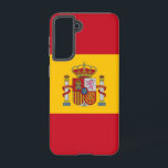 Drapeau Coque Samsung Galaxy S21 d'Espagne<br><div class="desc">Voici notre couverture Samsung Galaxy S21 avec le drapeau de l'Espagne, conçu pour associer protection et célébration du patrimoine espagnol. Réalisée avec une attention minutieuse aux détails, cette couverture affiche fièrement les rayures rouges et jaunes audacieuses du drapeau espagnol, symbolisant l'histoire, la culture et l'unité de la nation. Que vous...</div>