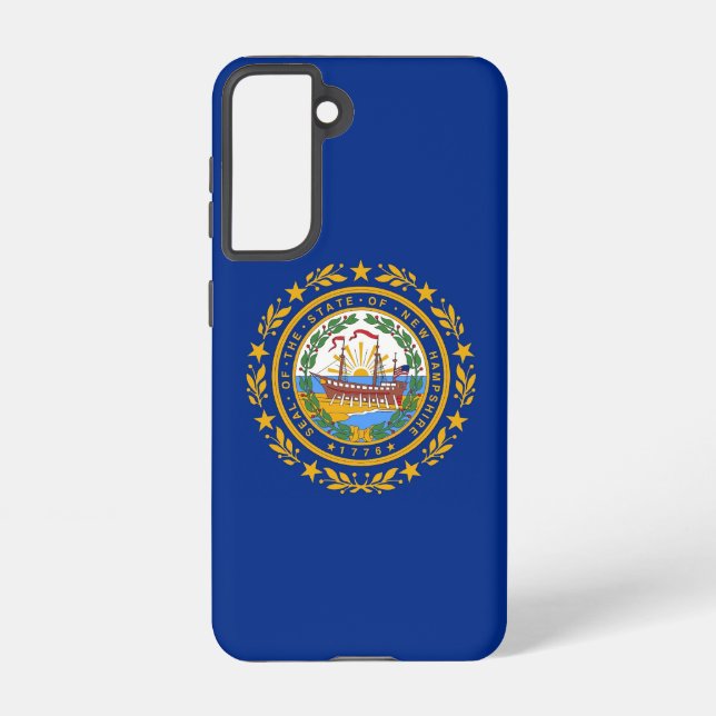 Drapeau Coque Samsung Galaxy S21 du New Hampshire (Verso)