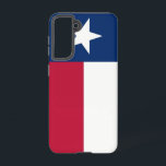 Drapeau Coque Samsung Galaxy S21 du Texas<br><div class="desc">Levez votre Samsung Galaxy S21 avec notre couverture téléphonique exclusive avec le drapeau du Texas! Réalisée avec une attention minutieuse aux détails, cette couverture téléphonique célèbre le patrimoine texan et la fierté culturelle. Le design audacieux affiche en évidence le drapeau emblématique de l'Étoile Lone, symbolisant la riche histoire, l'unité et...</div>