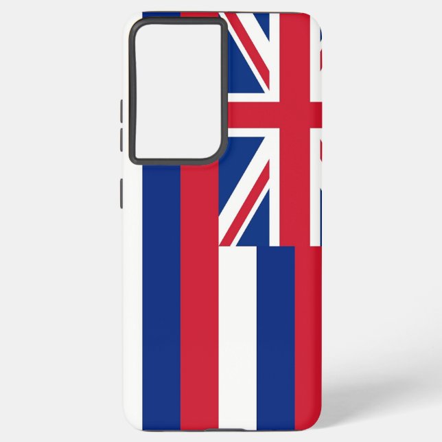 Drapeau Coque Samsung Galaxy S21 Plus de Hawaii (Verso)