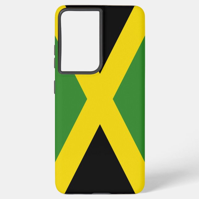 Drapeau Coque Samsung Galaxy S21 Plus de Jamaïque (Verso)