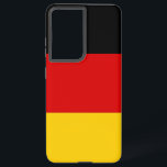 Drapeau Coque Samsung Galaxy S21 Plus de l'Allemag<br><div class="desc">Transformez votre Samsung Galaxy S21 Plus en symbole de fierté allemande avec notre couverture exclusive avec le drapeau de l'Allemagne! Réalisée avec une attention minutieuse aux détails, cette couverture présente fièrement le design emblématique du drapeau allemand. Le drapeau comporte trois bandes horizontales de noir, rouge et or, symbolisant l'unité et...</div>