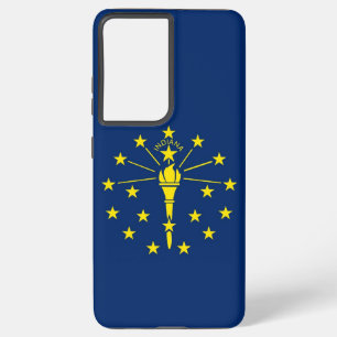 Drapeau Coque Samsung Galaxy S21 Plus de l'Indiana