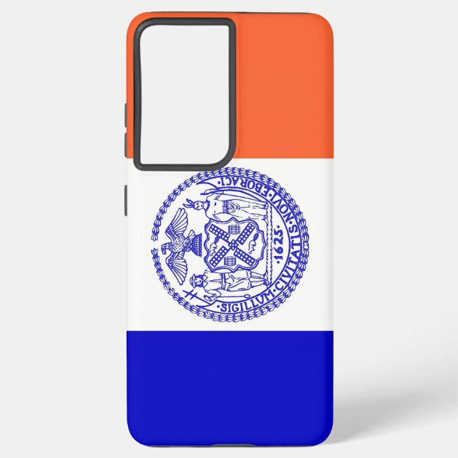 Drapeau Coque Samsung Galaxy S21 Plus de New York (Verso)