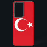 Drapeau Coque Samsung Galaxy S21 Plus de Turquie<br><div class="desc">Voici notre couverture Samsung Galaxy S21 Plus avec le drapeau de la Turquie, conçue pour associer protection et célébration du patrimoine turc ! Réalisée avec une attention minutieuse aux détails, cette couverture affiche fièrement l'étoile rouge et blanche et le croissant du drapeau turc, symbole de la riche histoire et de...</div>