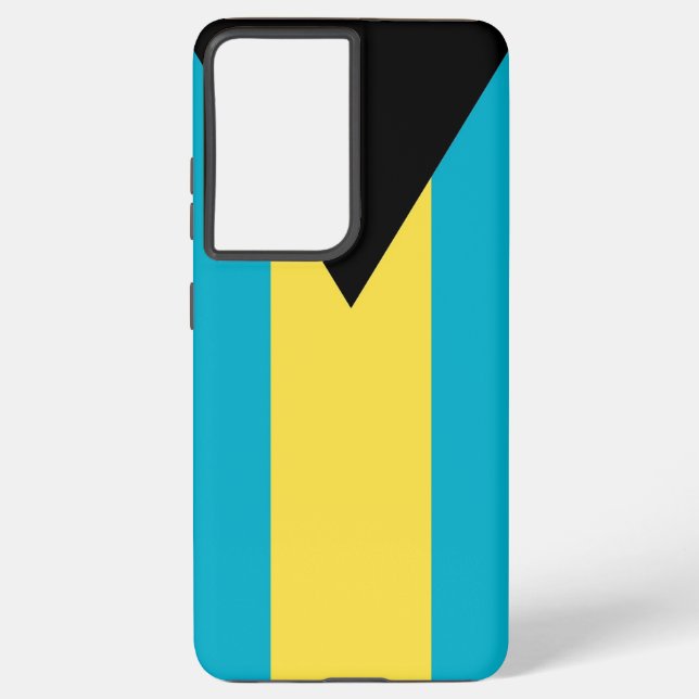 Drapeau Coque Samsung Galaxy S21 Plus des Bahamas (Verso)