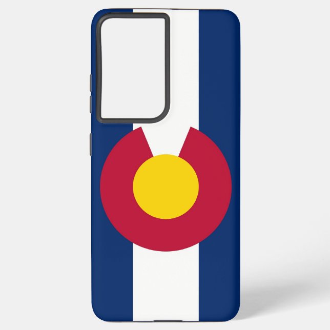 Drapeau Coque Samsung Galaxy S21 Plus du Colorado (Verso)
