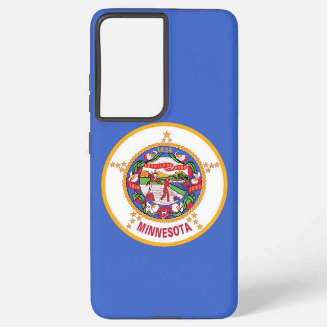 Drapeau Coque Samsung Galaxy S21 Plus du Minnesota (Verso)