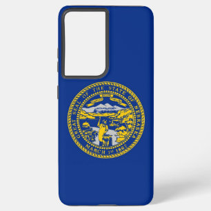 Drapeau Coque Samsung Galaxy S21 Plus du Nebraska
