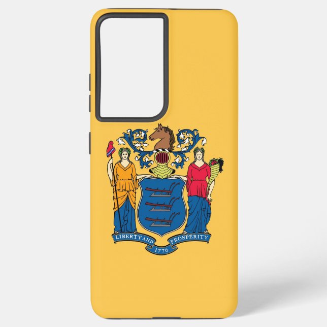 Drapeau Coque Samsung Galaxy S21 Plus du New Jerse (Verso)