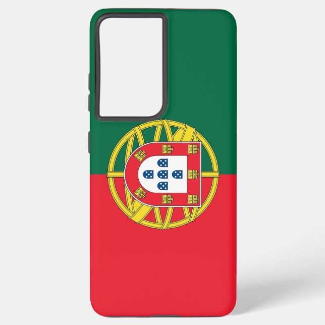 Drapeau Coque Samsung Galaxy S21 Plus du Portugal (Verso)