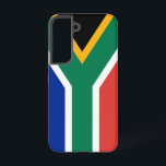 Drapeau Coque Samsung Galaxy S22 d'Afrique du Sud<br><div class="desc">Ajoutez une touche vibrante d'esprit sud-africain à vos accessoires de téléphone avec notre couverture Samsung Galaxy S22 exclusive avec le drapeau de l'Afrique du Sud! Réalisée avec une attention minutieuse aux détails, cette couverture téléphonique est plus qu'fonctionnelle, c'est une célébration du patrimoine et de la fierté culturelle sud-africains. Le design...</div>