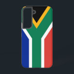 Drapeau Coque Samsung Galaxy S22 d'Afrique du Sud<br><div class="desc">Ajoutez une touche vibrante d'esprit sud-africain à vos accessoires de téléphone avec notre couverture Samsung Galaxy S22 exclusive avec le drapeau de l'Afrique du Sud! Réalisée avec une attention minutieuse aux détails, cette couverture téléphonique est plus qu'fonctionnelle, c'est une célébration du patrimoine et de la fierté culturelle sud-africains. Le design...</div>