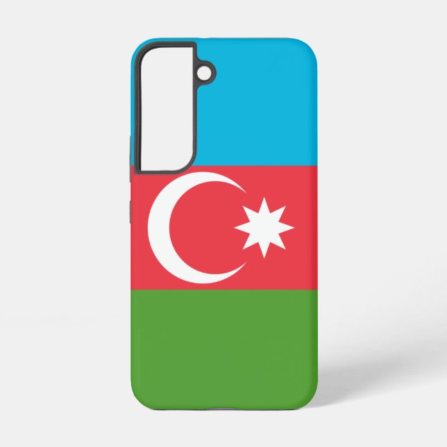 Drapeau Coque Samsung Galaxy S22 d'Azerbaïdjan (Verso)