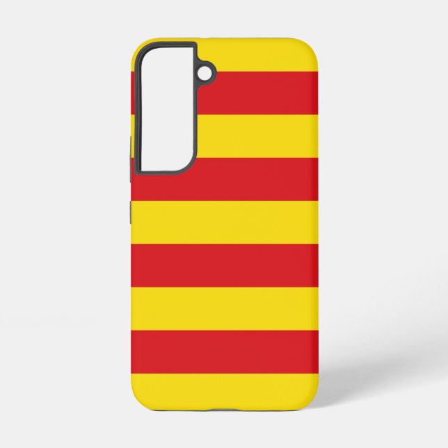 Drapeau Coque Samsung Galaxy S22 de Catalogne (Verso)