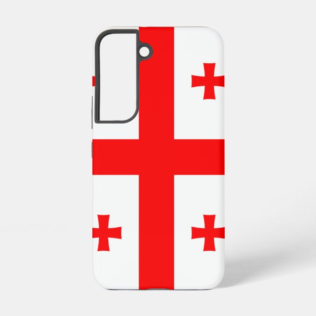 Drapeau Coque Samsung Galaxy S22 de Géorgie (Verso)