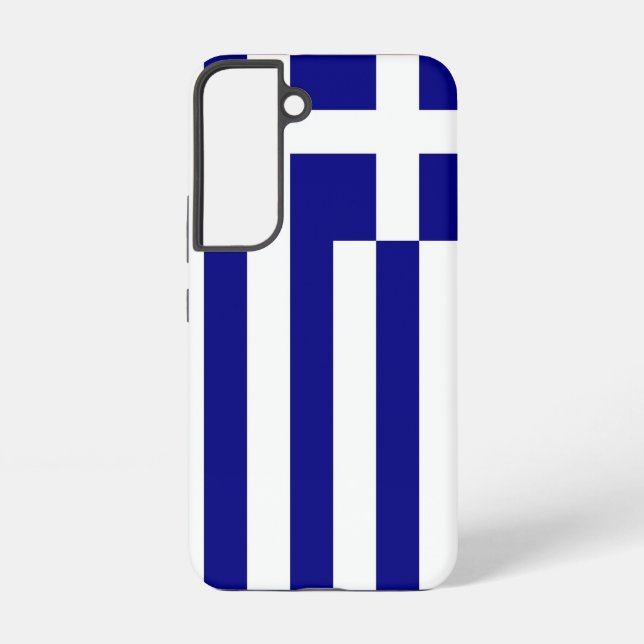 Drapeau Coque Samsung Galaxy S22 de Grèce (Verso)