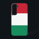 Drapeau Coque Samsung Galaxy S22 de Hongrie<br><div class="desc">Ajoutez une touche de fierté hongroise à votre Samsung Galaxy S22 avec notre couverture exclusive avec le drapeau de la Hongrie ! Réalisée avec une attention minutieuse aux détails, cette couverture célèbre le patrimoine et la richesse culturelle hongrois. Le design présente fièrement le motif tricolore emblématique des rayures horizontales rouges,...</div>