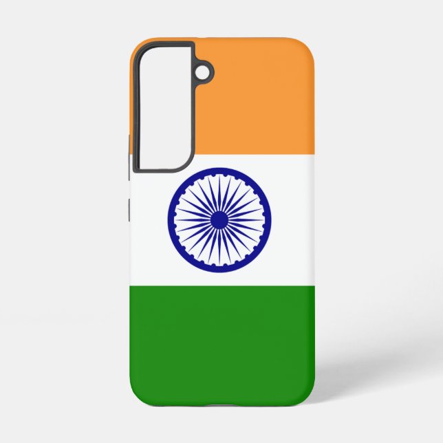 Drapeau Coque Samsung Galaxy S22 de l'Inde (Verso)