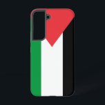 Drapeau Coque Samsung Galaxy S22 de Palestine<br><div class="desc">Protégez votre Samsung Galaxy S22 avec ce coque personnalisé arborant le drapeau de la Palestine ! Conçu pour le style et la durabilité, ce coque affiche fièrement les couleurs frappantes du drapeau palestinien : rouge, vert, blanc et noir. Le design audacieux et puissant non seulement protège votre téléphone des rayures...</div>