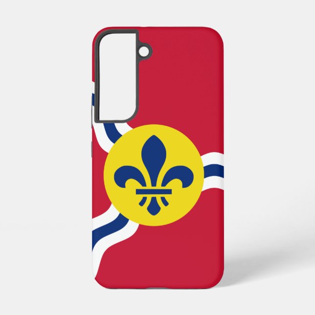 Drapeau Coque Samsung Galaxy S22 de St. Louis, USA (Verso)