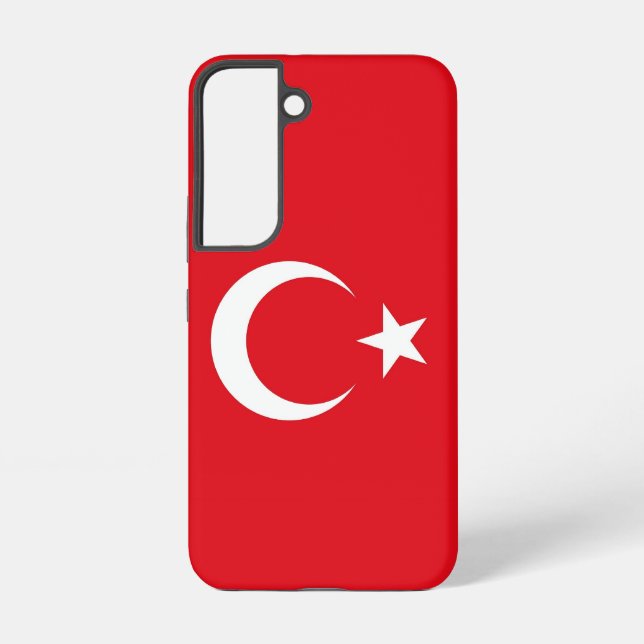 Drapeau Coque Samsung Galaxy S22 de Turquie (Verso)