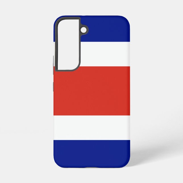Drapeau Coque Samsung Galaxy S22 du Costa Rica (Verso)