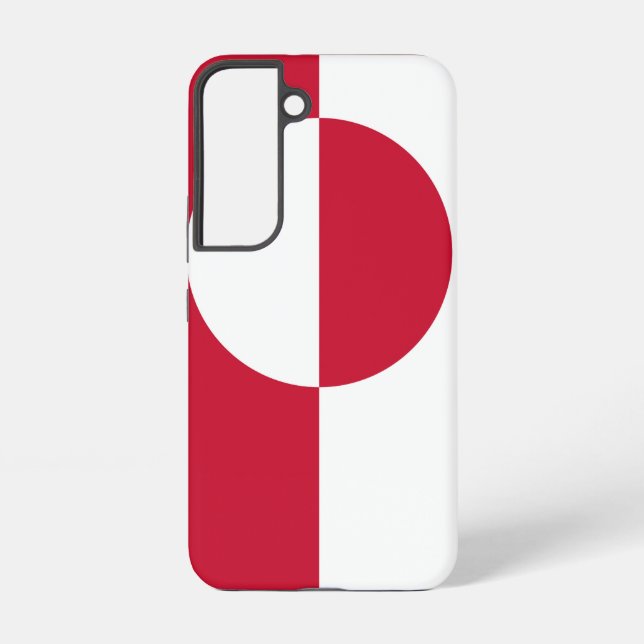 Drapeau Coque Samsung Galaxy S22 du Groenland (Verso)