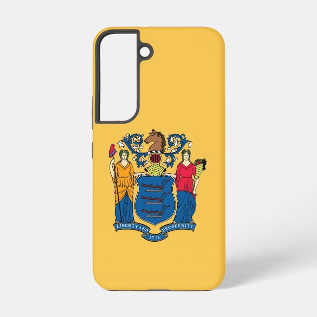 Drapeau Coque Samsung Galaxy S22 du New Jersey (Verso)