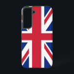 Drapeau Coque Samsung Galaxy S22 du Royaume-Uni<br><div class="desc">Voici notre coque Samsung Galaxy S22 avec le drapeau du Royaume-Uni, conçu pour associer protection et célébration du patrimoine britannique ! Conçu avec une attention minutieuse aux détails, ce coque affiche fièrement l'Union Jack, symbole de l'unité et de l'histoire de l'Angleterre, de l'Écosse, du Pays de Galles et de l'Irlande...</div>