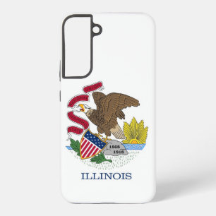 Drapeau Coque Samsung Galaxy S22 Plus de l'Illinoi