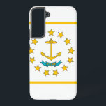 Drapeau Coque Samsung Galaxy S22 Plus de Rhode Isl<br><div class="desc">Améliorez votre Samsung Galaxy S22 Plus avec notre couverture téléphonique exclusive avec le drapeau de Rhode Island! Réalisée avec une attention minutieuse aux détails, cette couverture téléphonique célèbre le riche patrimoine et la fierté culturelle de Rhode Island. Le design est bien en vue avec le drapeau de l'Etat, qui comprend...</div>