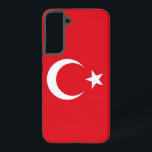 Drapeau Coque Samsung Galaxy S22 Plus de Turquie<br><div class="desc">Voici notre coque Samsung Galaxy S22 Plus avec le drapeau de la Turquie, conçu pour associer protection et célébration du patrimoine turc ! Conçu avec une attention minutieuse aux détails, ce coque affiche fièrement l'arrière - plan rouge et l'étoile blanche et le croissant du drapeau turc, symbole de la riche...</div>