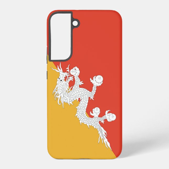 Drapeau Coque Samsung Galaxy S22 Plus du Bhoutan (Verso)