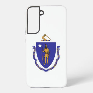 Drapeau Coque Samsung Galaxy S22 Plus du Massachus