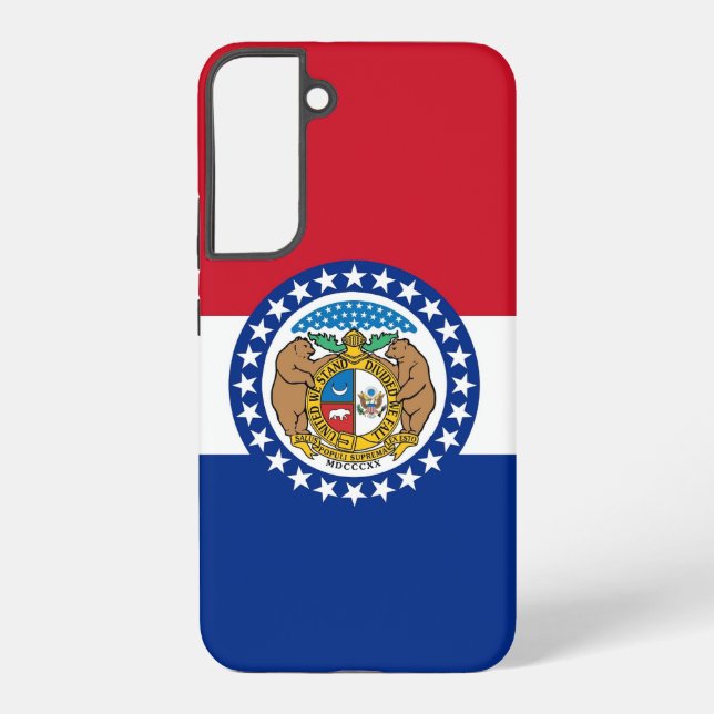 Drapeau Coque Samsung Galaxy S22 Plus du Missouri (Verso)