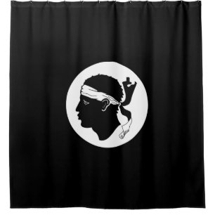 Drapeau corse Douche rideau