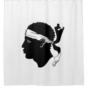 Drapeau corse Douche rideau