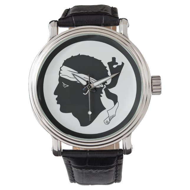 Drapeau corse Montre (devant)