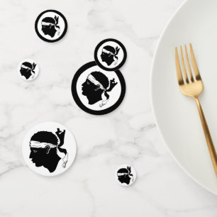 Drapeau corse Table Confetti