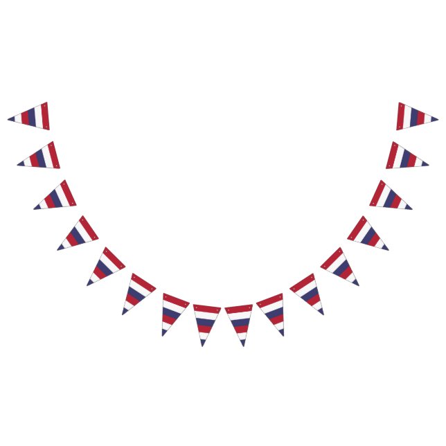 Drapeau couleurs rayures - Rouge Blanc Bleu (Tout)