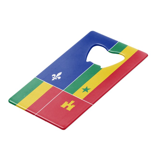 drapeau créole de Louisiane (Dos Angle)
