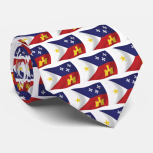 Drapeau d'Acadiana cravate