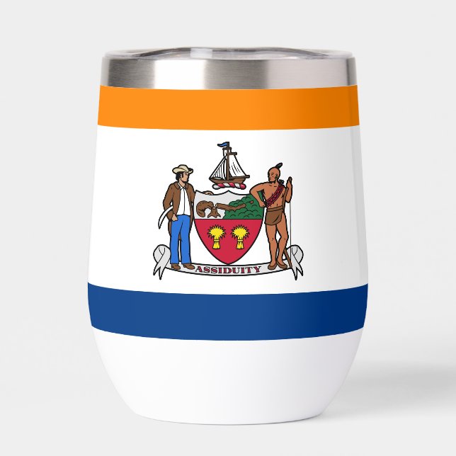 Drapeau d'Albany, New York (Arrière)