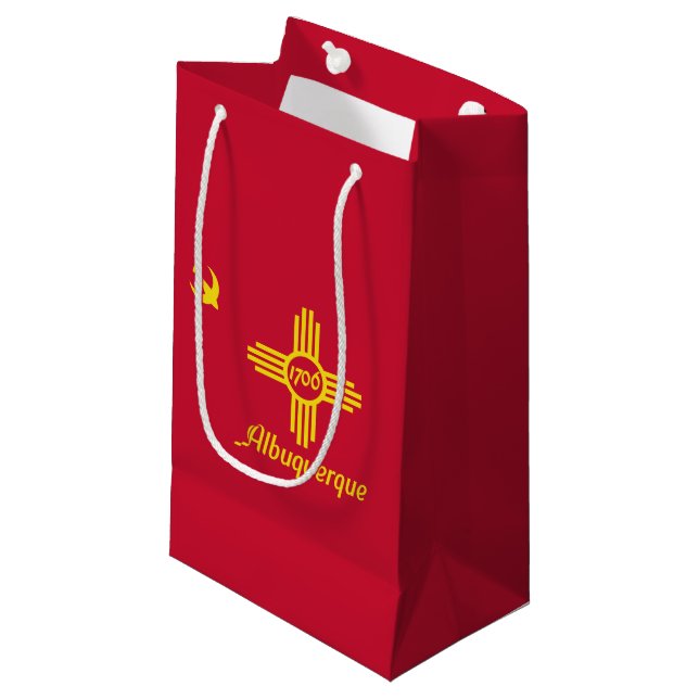 Drapeau d'Albuquerque, Nouveau-Mexique Petit sac c (Devant Angle)