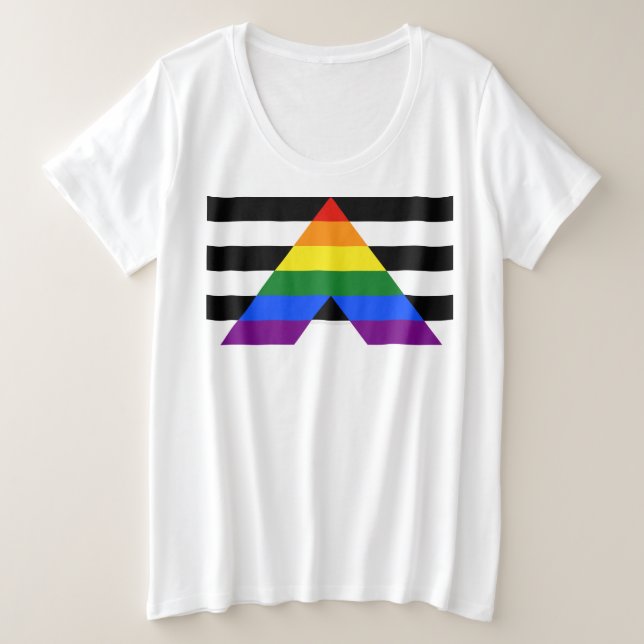 Drapeau d'allié straight de SlipperyJoe lisse arc- (Design devant)