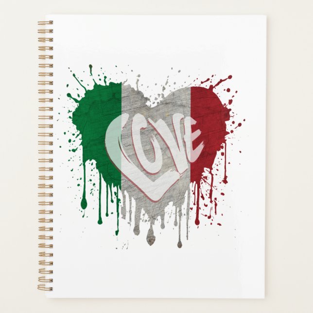 Drapeau d'amour Italie (Devant)