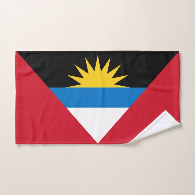 Drapeau d'Antigua-et-Barbuda (Serviette à main)