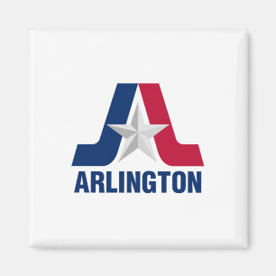 Drapeau d'Arlington, Texas Magnet
